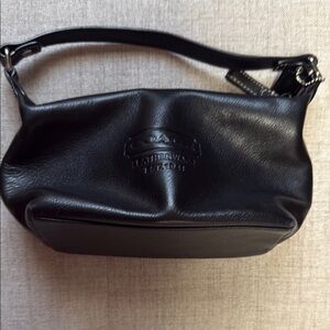 Coach Black Leather Shoulder Bag